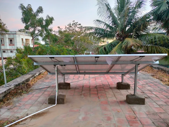 Solar Panel Mounting Structure Installation in Madurai